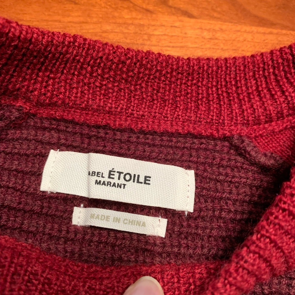 NWOT Isabel Marant DOYLE striped wool sweater - 38 FR / US 6 / M - Picture 7 of 15